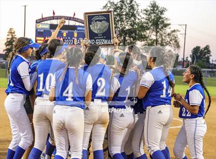 Thumbnail 2 in Frontier @ Madera-2023 CIF CS Softball Championships-Division 2 photogallery.