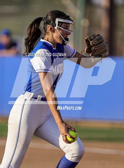 Thumbnail 2 in Frontier @ Madera-2023 CIF CS Softball Championships-Division 2 photogallery.
