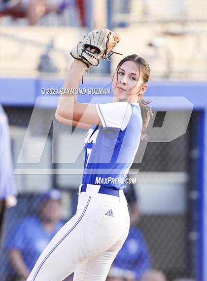 Thumbnail 1 in Frontier @ Madera-2023 CIF CS Softball Championships-Division 2 photogallery.