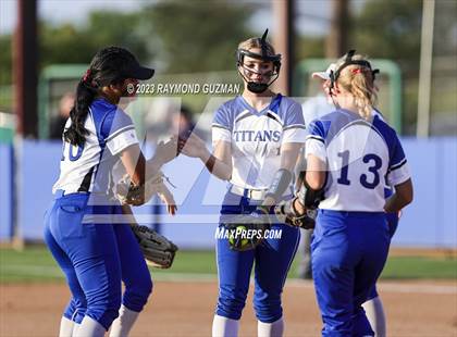 Thumbnail 2 in Frontier @ Madera-2023 CIF CS Softball Championships-Division 2 photogallery.