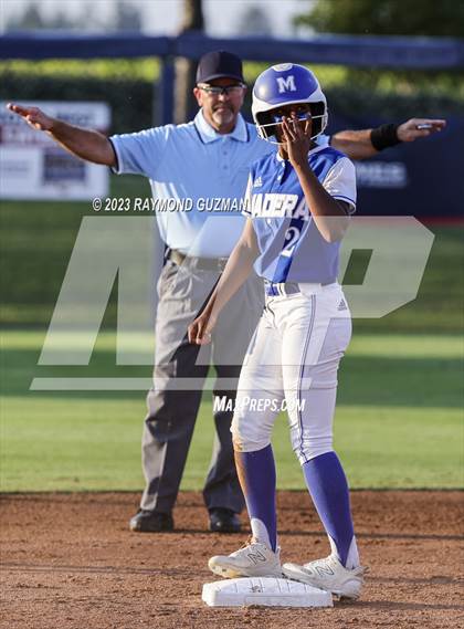 Thumbnail 2 in Frontier @ Madera-2023 CIF CS Softball Championships-Division 2 photogallery.