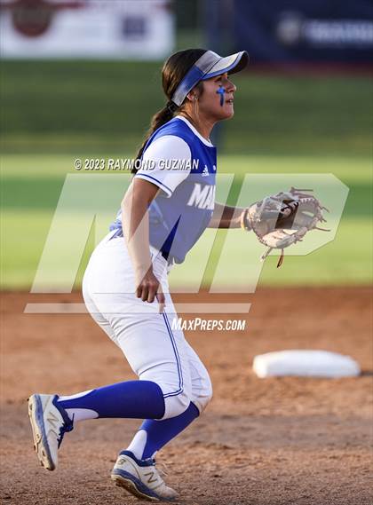 Thumbnail 1 in Frontier @ Madera-2023 CIF CS Softball Championships-Division 2 photogallery.