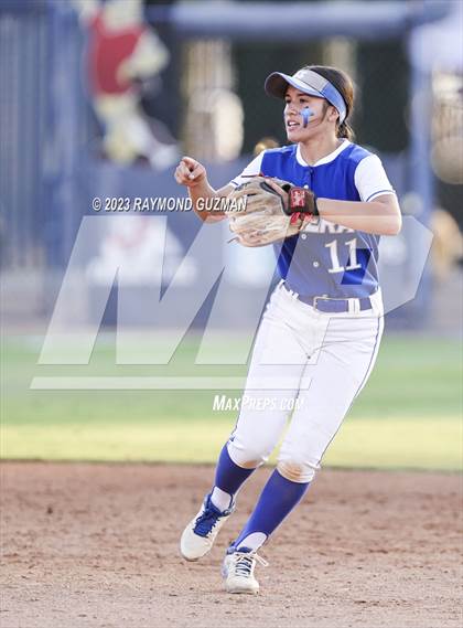 Thumbnail 1 in Frontier @ Madera-2023 CIF CS Softball Championships-Division 2 photogallery.