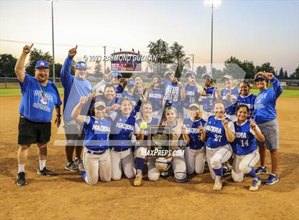 Thumbnail 1 in Frontier @ Madera-2023 CIF CS Softball Championships-Division 2 photogallery.