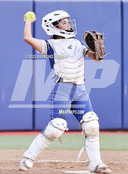 Thumbnail 1 in Frontier @ Madera-2023 CIF CS Softball Championships-Division 2 photogallery.