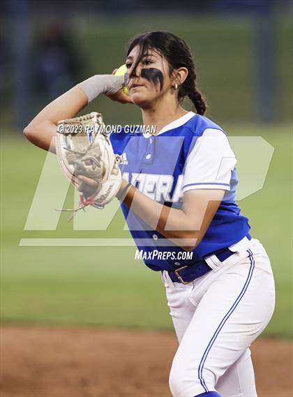 Thumbnail 1 in Frontier @ Madera-2023 CIF CS Softball Championships-Division 2 photogallery.