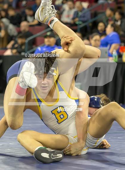 Thumbnail 2 in CIF State Boys Wrestling Championships (Quarterfinals) photogallery.