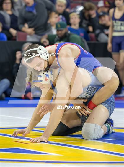 Thumbnail 1 in CIF State Boys Wrestling Championships (Quarterfinals) photogallery.