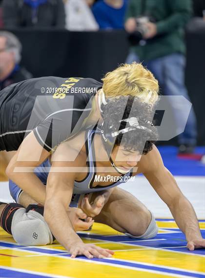 Thumbnail 1 in CIF State Boys Wrestling Championships (Quarterfinals) photogallery.