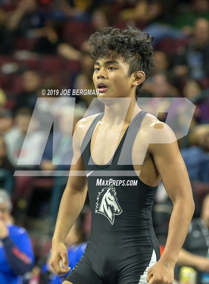 Thumbnail 1 in CIF State Boys Wrestling Championships (Quarterfinals) photogallery.