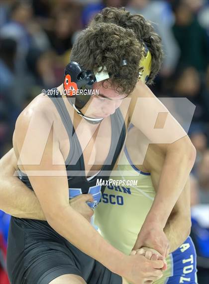 Thumbnail 2 in CIF State Boys Wrestling Championships (Quarterfinals) photogallery.