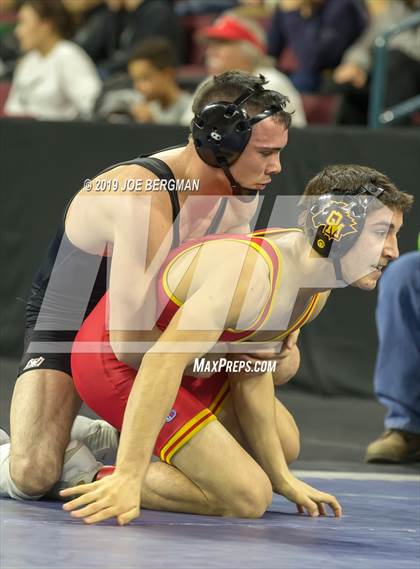 Thumbnail 2 in CIF State Boys Wrestling Championships (Quarterfinals) photogallery.