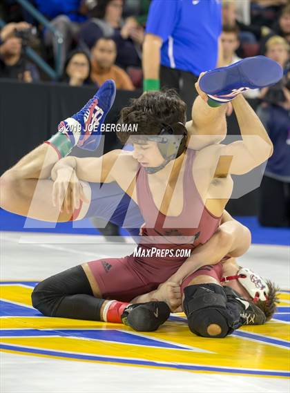 Thumbnail 1 in CIF State Boys Wrestling Championships (Quarterfinals) photogallery.
