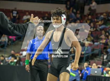 Thumbnail 2 in CIF State Boys Wrestling Championships (Quarterfinals) photogallery.