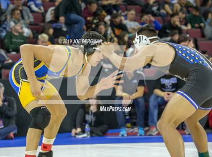 Thumbnail 1 in CIF State Boys Wrestling Championships (Quarterfinals) photogallery.