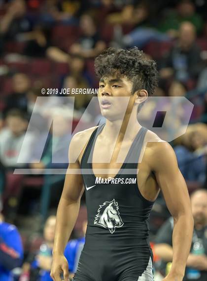 Thumbnail 2 in CIF State Boys Wrestling Championships (Quarterfinals) photogallery.