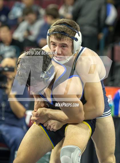 Thumbnail 1 in CIF State Boys Wrestling Championships (Quarterfinals) photogallery.