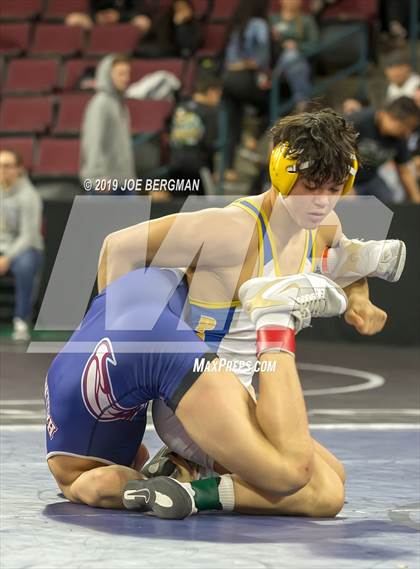 Thumbnail 1 in CIF State Boys Wrestling Championships (Quarterfinals) photogallery.