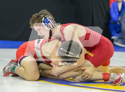 Thumbnail 2 in CIF State Boys Wrestling Championships (Quarterfinals) photogallery.