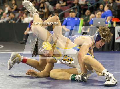 Thumbnail 1 in CIF State Boys Wrestling Championships (Quarterfinals) photogallery.