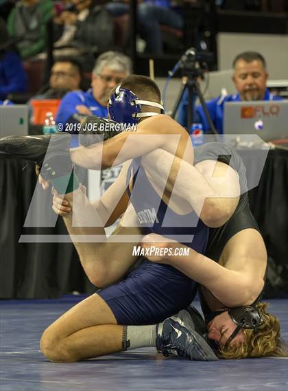 Thumbnail 1 in CIF State Boys Wrestling Championships (Quarterfinals) photogallery.