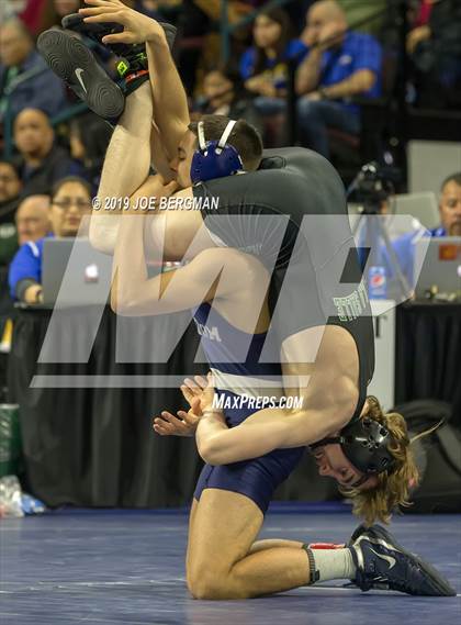Thumbnail 2 in CIF State Boys Wrestling Championships (Quarterfinals) photogallery.