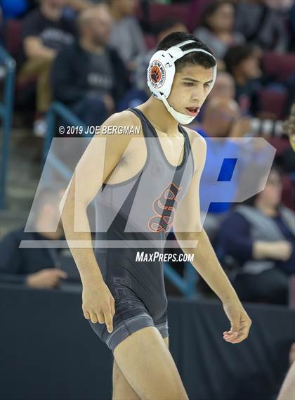 Thumbnail 2 in CIF State Boys Wrestling Championships (Quarterfinals) photogallery.