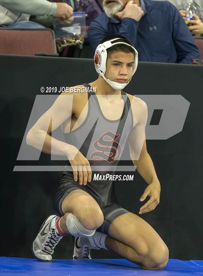 Thumbnail 1 in CIF State Boys Wrestling Championships (Quarterfinals) photogallery.