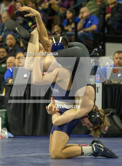 Thumbnail 2 in CIF State Boys Wrestling Championships (Quarterfinals) photogallery.