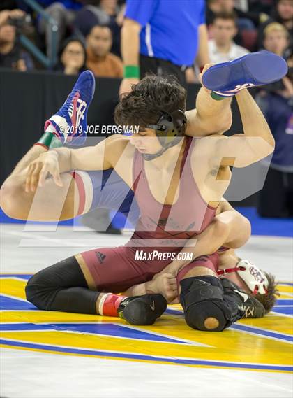 Thumbnail 1 in CIF State Boys Wrestling Championships (Quarterfinals) photogallery.
