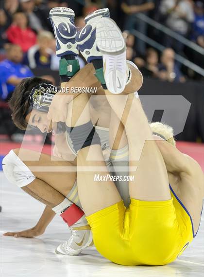 Thumbnail 2 in CIF State Boys Wrestling Championships (Quarterfinals) photogallery.