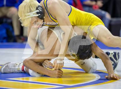 Thumbnail 2 in CIF State Boys Wrestling Championships (Quarterfinals) photogallery.