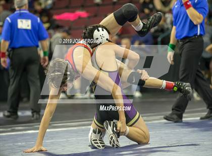 Thumbnail 2 in CIF State Boys Wrestling Championships (Quarterfinals) photogallery.