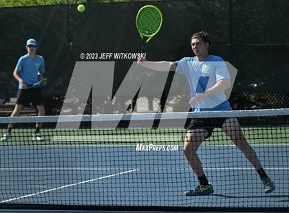 Thumbnail 3 in NCHSAA 3A Doubles Tennis State Championship photogallery.