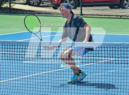 Thumbnail 3 in NCHSAA 3A Doubles Tennis State Championship photogallery.