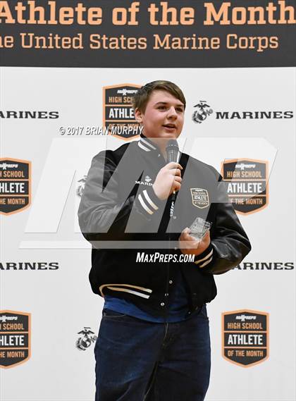 Thumbnail 1 in Marines H.S. Male Athlete of the Month - Peter McKinley photogallery.