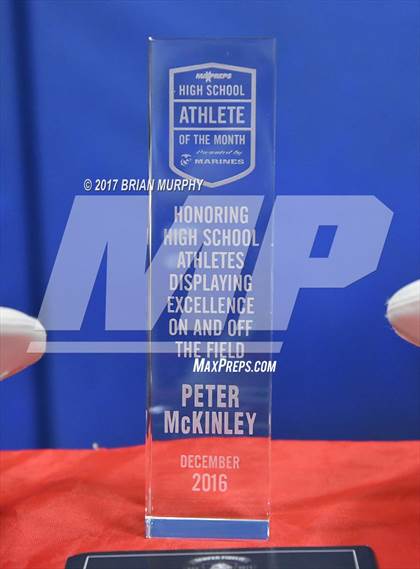 Thumbnail 1 in Marines H.S. Male Athlete of the Month - Peter McKinley photogallery.