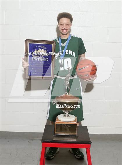 Thumbnail 3 in Gardena vs. Carson (CIF LACS D2 Final) photogallery.