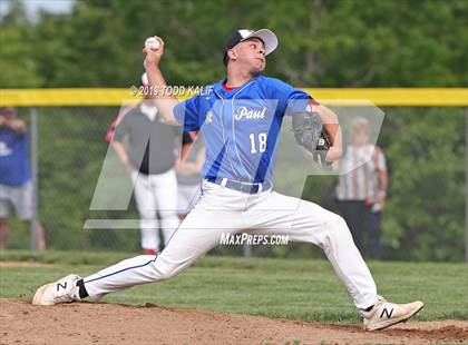 Thumbnail 1 in St. Paul Catholic vs. Portland (CIAC Class S Quarterfinal) photogallery.