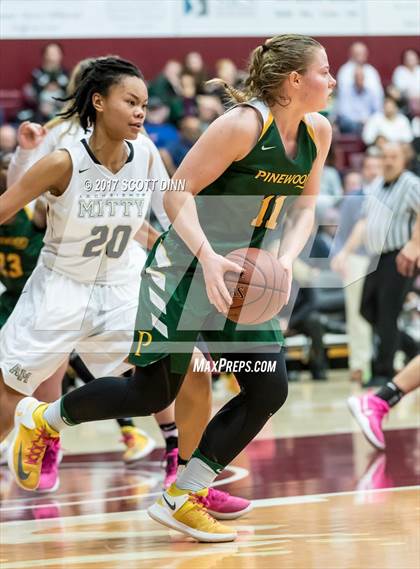 Thumbnail 2 in Pinewood vs Archbishop Mitty (CIF CCS Open Division Finals) photogallery.