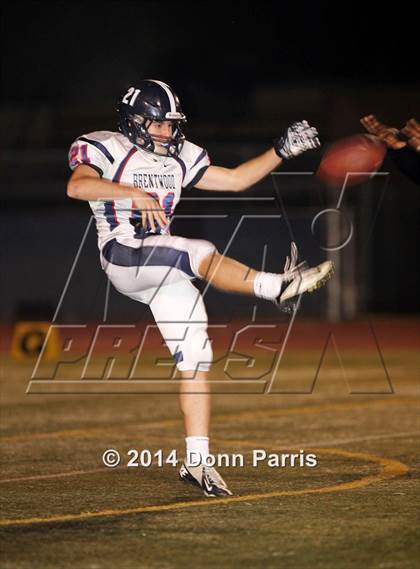 Thumbnail 2 in Brentwood School @ Northview (CIF SS MID Valley Division 1st Round Playoff) photogallery.