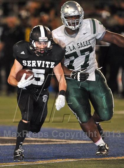Thumbnail 2 in De La Salle vs. Servite photogallery.