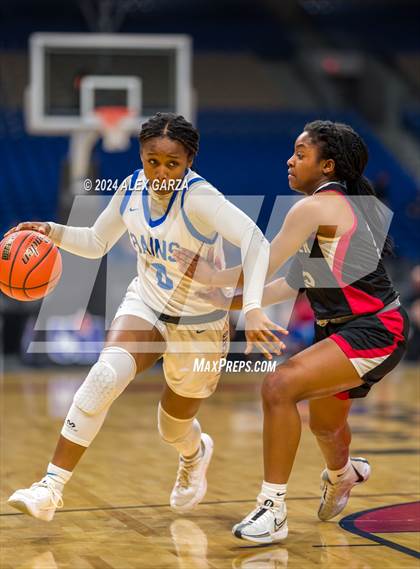 Thumbnail 1 in Rains vs. Shallowater (UIL 3A Basketball Semifinal) photogallery.