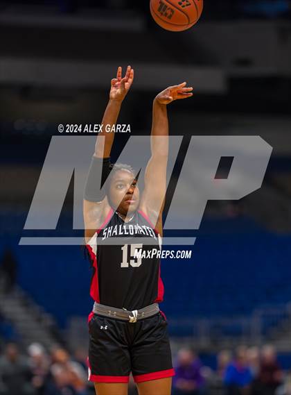 Thumbnail 2 in Rains vs. Shallowater (UIL 3A Basketball Semifinal) photogallery.