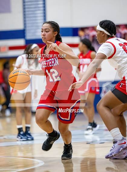 Thumbnail 3 in Western Harnett vs Terry Sanford (All American Conference Tournament First Round) photogallery.