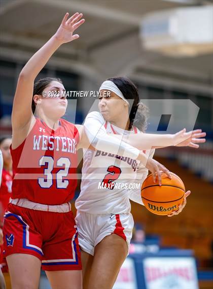 Thumbnail 2 in Western Harnett vs Terry Sanford (All American Conference Tournament First Round) photogallery.