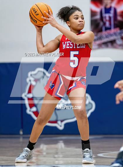 Thumbnail 2 in Western Harnett vs Terry Sanford (All American Conference Tournament First Round) photogallery.
