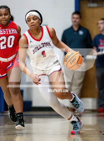 Thumbnail 3 in Western Harnett vs Terry Sanford (All American Conference Tournament First Round) photogallery.