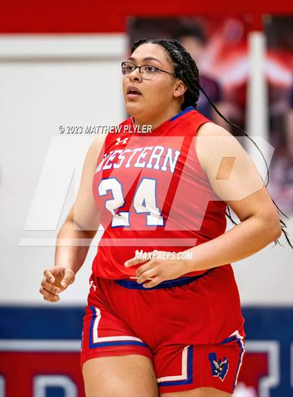 Thumbnail 3 in Western Harnett vs Terry Sanford (All American Conference Tournament First Round) photogallery.