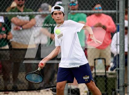 Thumbnail 3 in UIL 4A, 5A, & 6A Boys State Tennis Finals  photogallery.